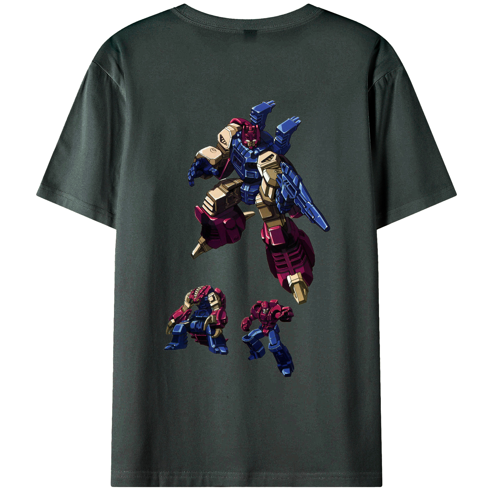 （画像用）  綿100％ メンズ半袖Tシャツ（バックプリント） 通気性